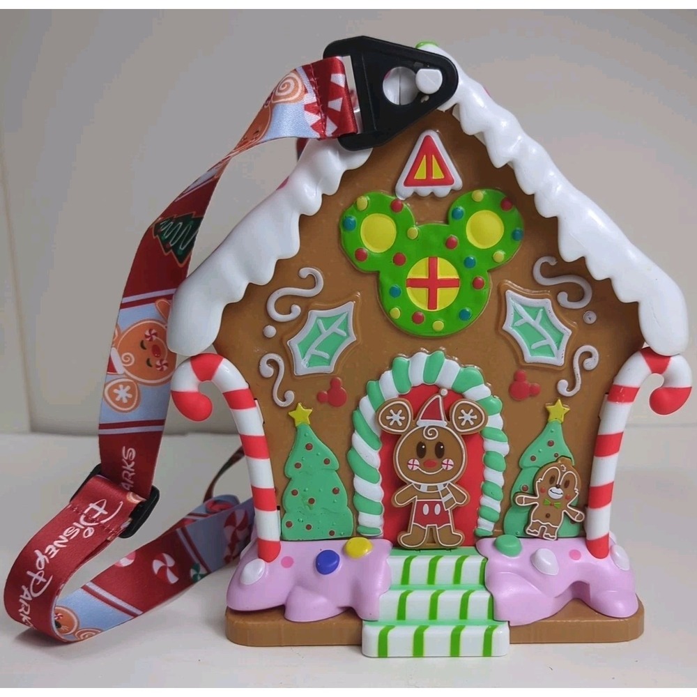 2024 DISNEY PARKS MICKEY & MINNIE GINGERBREAD HOUSE POPCORN BUCKET NEW🎄 Cute